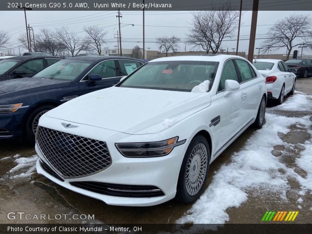 2021 Genesis G90 5.0 AWD in Uyuni White