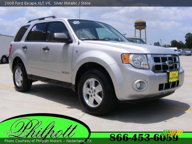 2008 Ford Escape XLT V6 in Silver Metallic