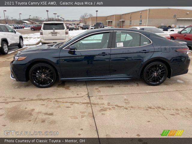 2021 Toyota Camry XSE AWD in Galactic Aqua Mica