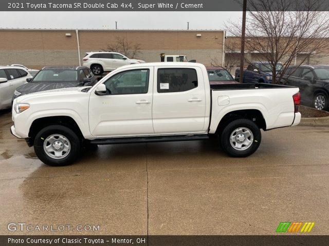 2021 Toyota Tacoma SR Double Cab 4x4 in Super White