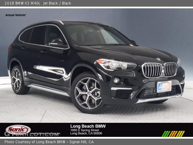 2018 BMW X3 M40i in Jet Black