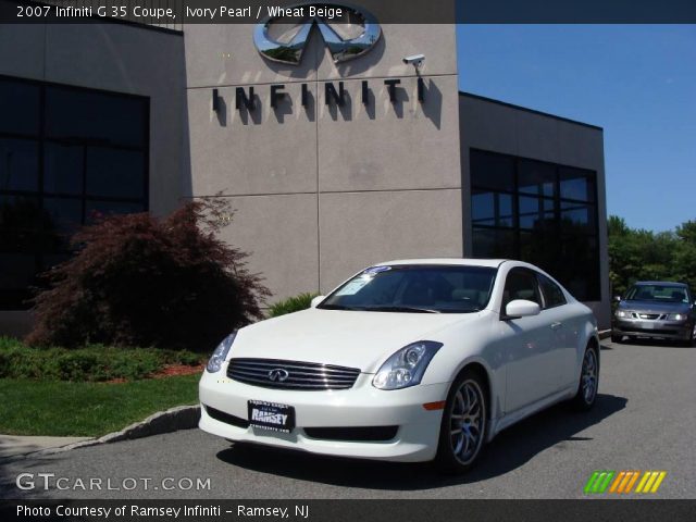 2007 Infiniti G 35 Coupe in Ivory Pearl
