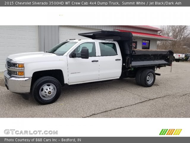 2015 Chevrolet Silverado 3500HD WT Crew Cab 4x4 Dump Truck in Summit White