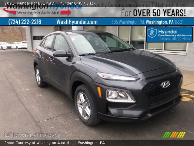 2021 Hyundai Kona SE AWD in Thunder Gray