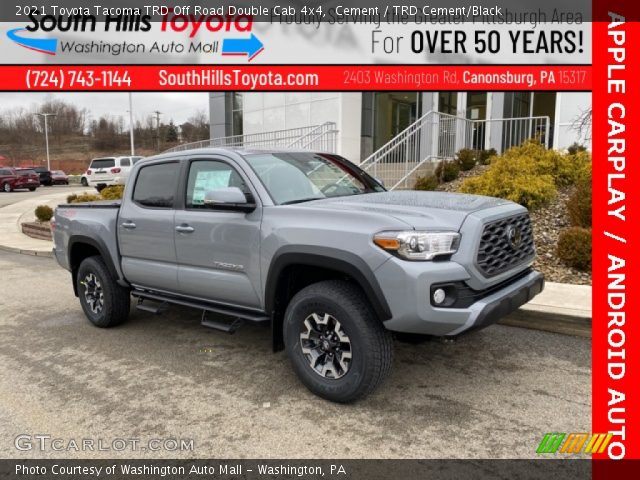 2021 Toyota Tacoma TRD Off Road Double Cab 4x4 in Cement