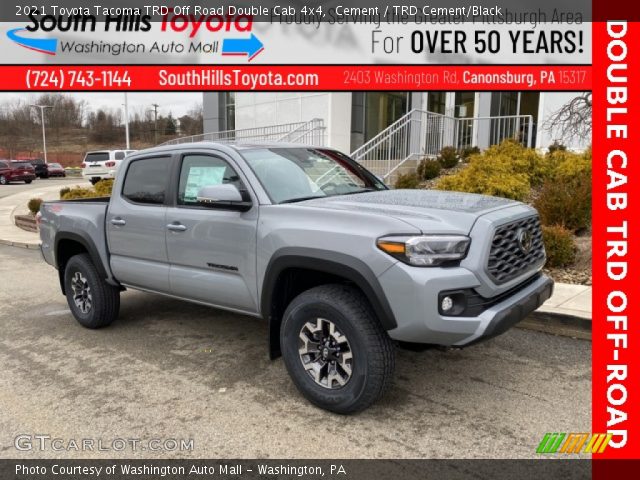 2021 Toyota Tacoma TRD Off Road Double Cab 4x4 in Cement
