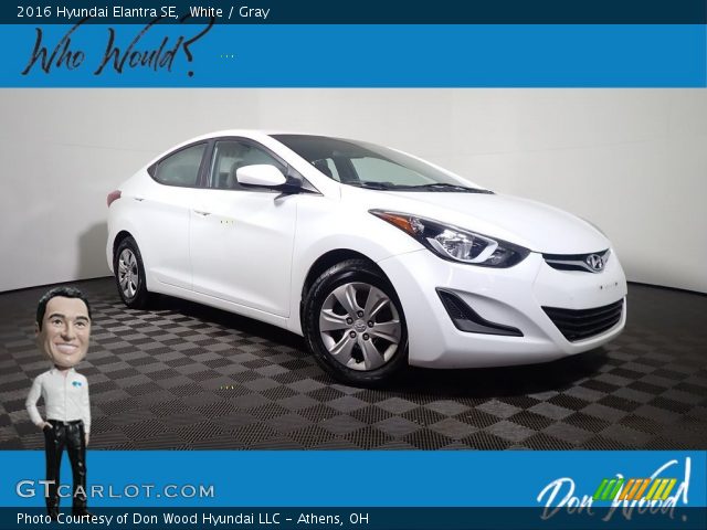 2016 Hyundai Elantra SE in White