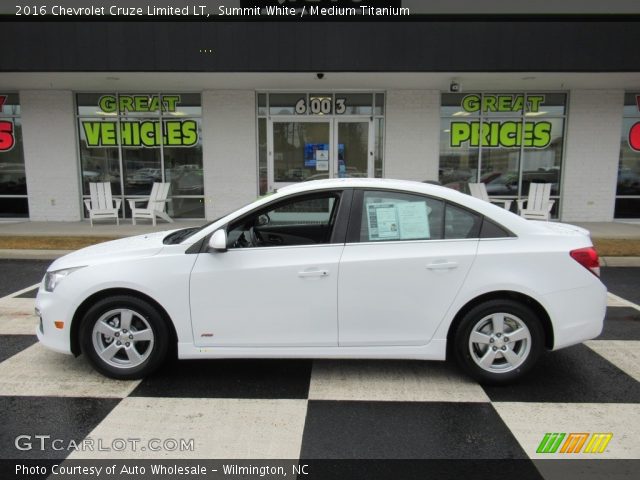 2016 Chevrolet Cruze Limited LT in Summit White