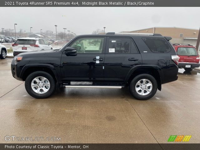 2021 Toyota 4Runner SR5 Premium 4x4 in Midnight Black Metallic