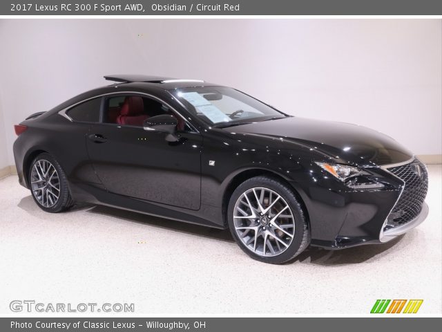 2017 Lexus RC 300 F Sport AWD in Obsidian