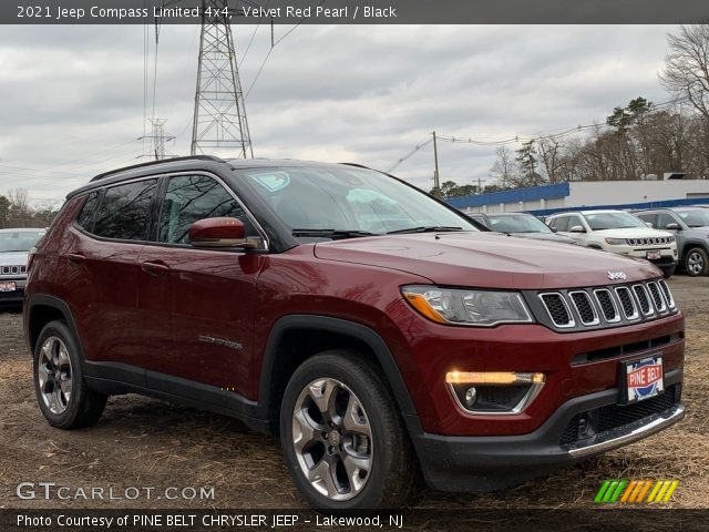 2021 Jeep Compass Limited 4x4 in Velvet Red Pearl