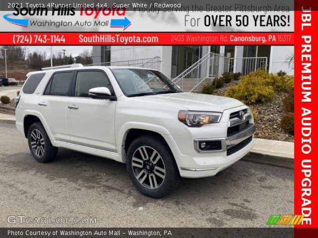 2021 Toyota 4Runner Limited 4x4 in Super White