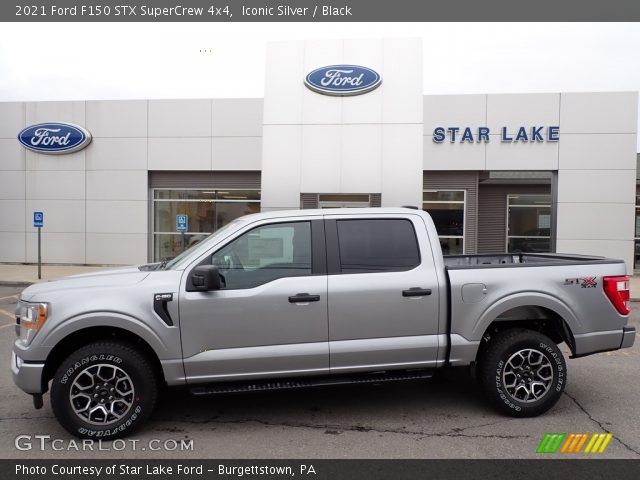 2021 Ford F150 STX SuperCrew 4x4 in Iconic Silver