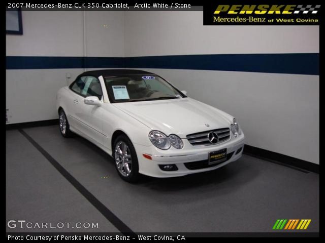 2007 Mercedes-Benz CLK 350 Cabriolet in Arctic White