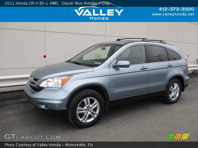 2011 Honda CR-V EX-L 4WD in Glacier Blue Metallic