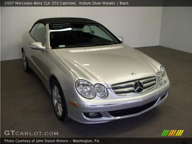 2007 Mercedes-Benz CLK 350 Cabriolet in Iridium Silver Metallic
