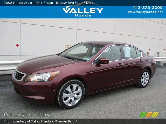 2008 Honda Accord EX-L Sedan in Basque Red Pearl