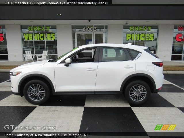 2018 Mazda CX-5 Sport in Snowflake White Pearl Mica