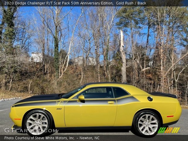 2020 Dodge Challenger R/T Scat Pack 50th Anniversary Edition in Gold Rush