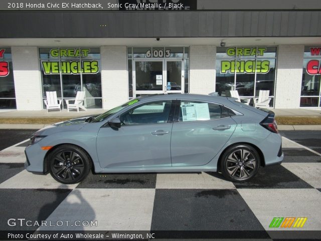 2018 Honda Civic EX Hatchback in Sonic Gray Metallic