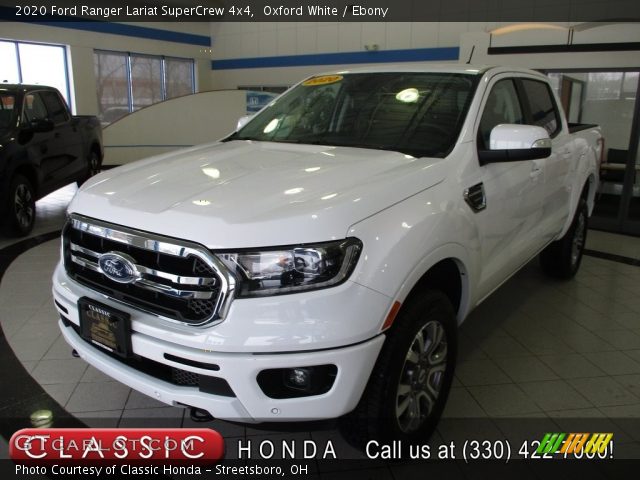2020 Ford Ranger Lariat SuperCrew 4x4 in Oxford White