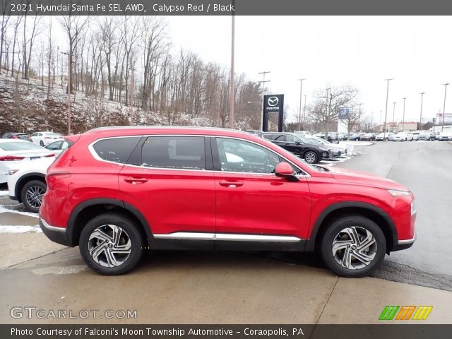 2021 Hyundai Santa Fe SEL AWD in Calypso Red