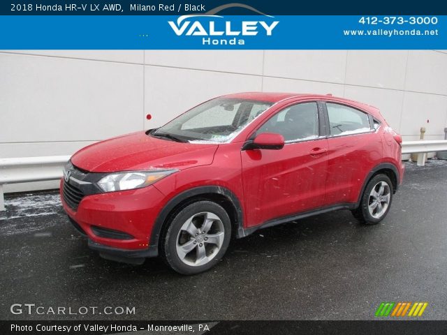 2018 Honda HR-V LX AWD in Milano Red