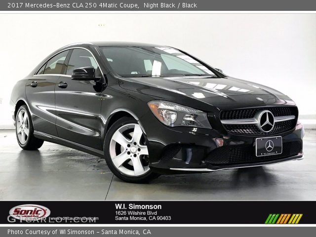 2017 Mercedes-Benz CLA 250 4Matic Coupe in Night Black