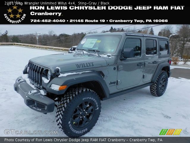2021 Jeep Wrangler Unlimited Willys 4x4 in Sting-Gray