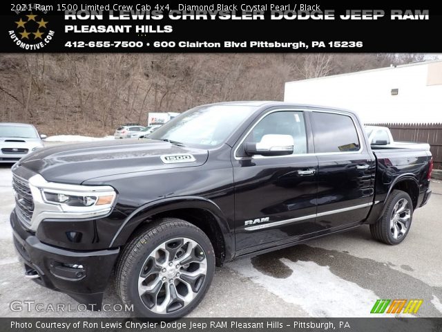 2021 Ram 1500 Limited Crew Cab 4x4 in Diamond Black Crystal Pearl