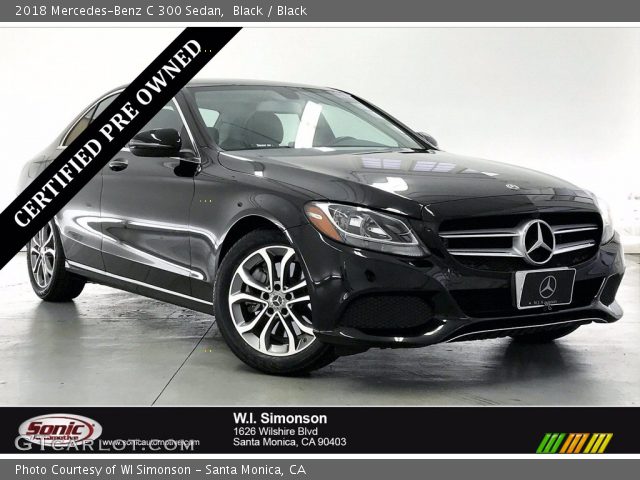 2018 Mercedes-Benz C 300 Sedan in Black
