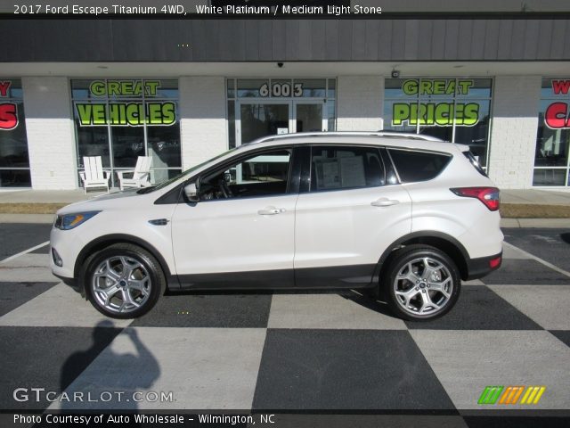 2017 Ford Escape Titanium 4WD in White Platinum