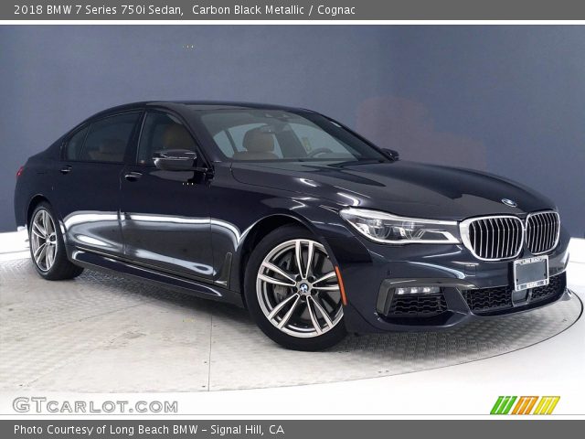 2018 BMW 7 Series 750i Sedan in Carbon Black Metallic