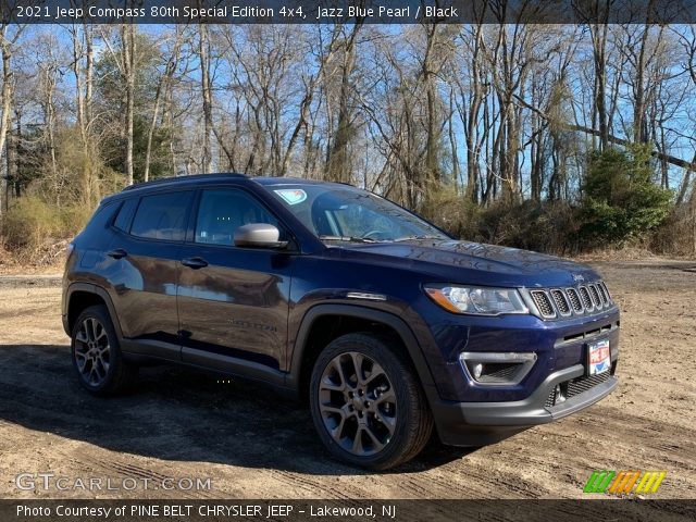 2021 Jeep Compass 80th Special Edition 4x4 in Jazz Blue Pearl