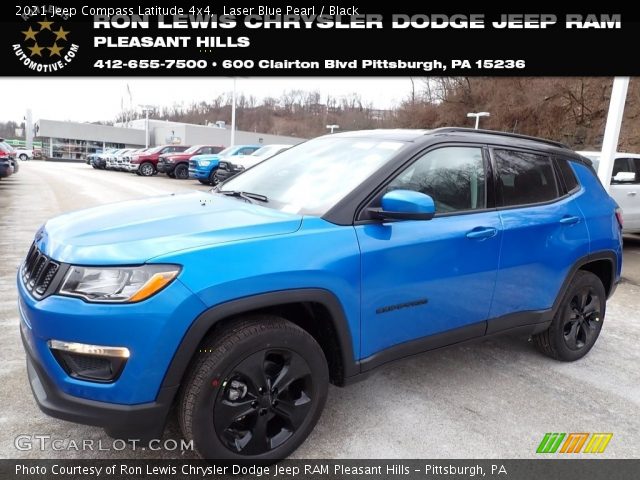 2021 Jeep Compass Latitude 4x4 in Laser Blue Pearl