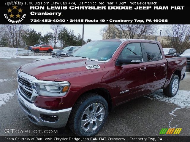 2021 Ram 1500 Big Horn Crew Cab 4x4 in Delmonico Red Pearl