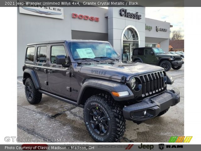 2021 Jeep Wrangler Unlimited Willys 4x4 in Granite Crystal Metallic