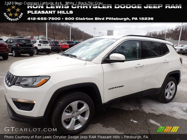 2021 Jeep Compass Latitude 4x4 in White