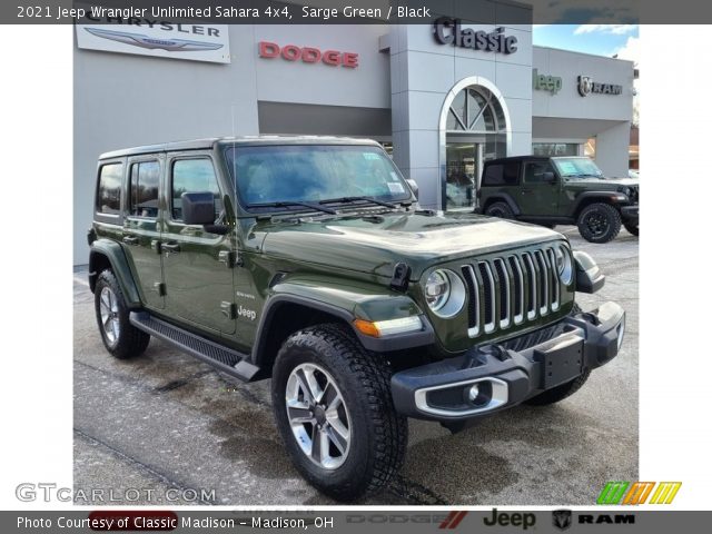 2021 Jeep Wrangler Unlimited Sahara 4x4 in Sarge Green