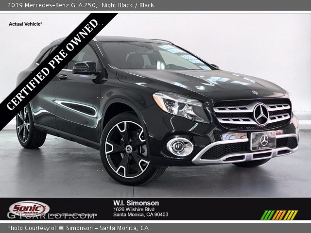 2019 Mercedes-Benz GLA 250 in Night Black