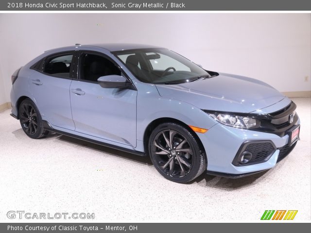 2018 Honda Civic Sport Hatchback in Sonic Gray Metallic