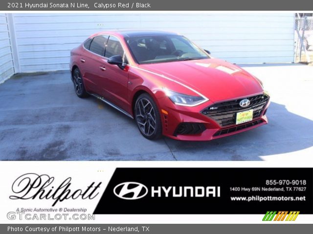 2021 Hyundai Sonata N Line in Calypso Red