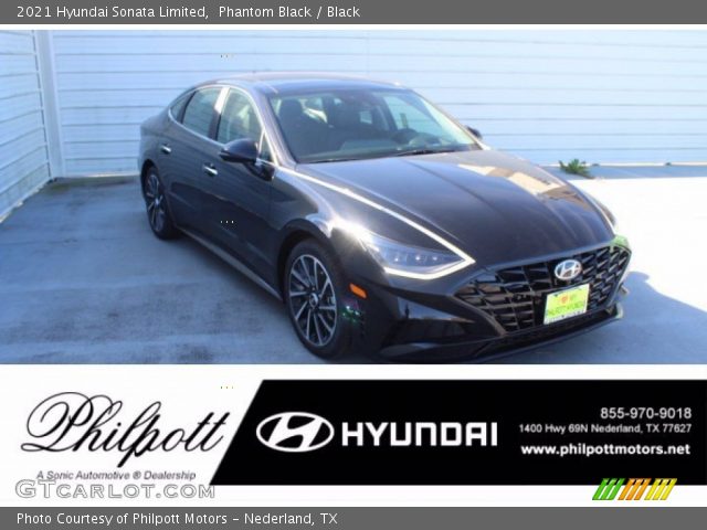 2021 Hyundai Sonata Limited in Phantom Black