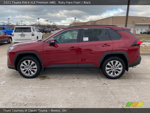 2021 Toyota RAV4 XLE Premium AWD in Ruby Flare Pearl