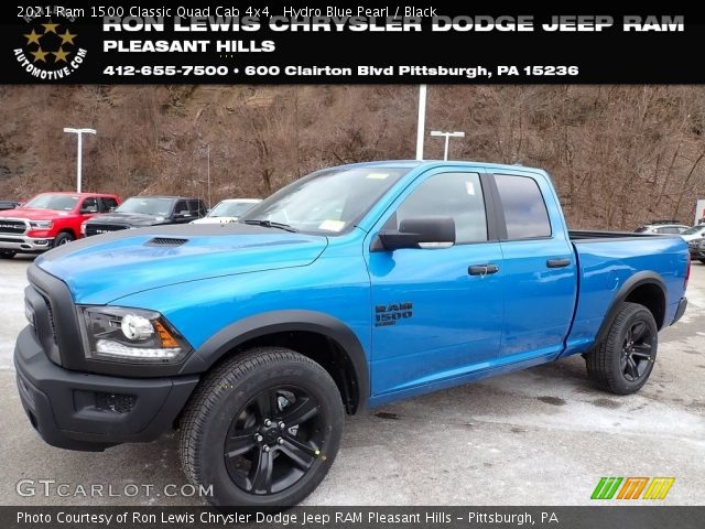 2021 Ram 1500 Classic Quad Cab 4x4 in Hydro Blue Pearl