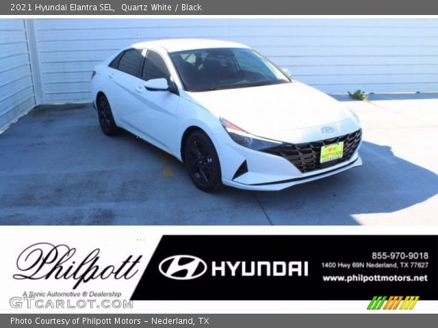 2021 Hyundai Elantra SEL in Quartz White