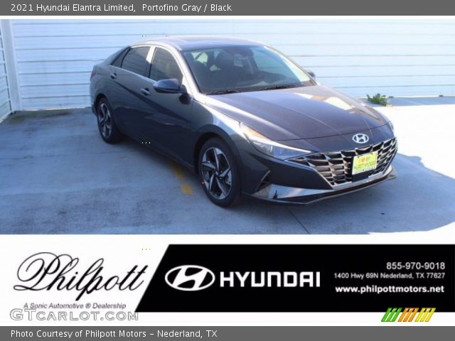 2021 Hyundai Elantra Limited in Portofino Gray