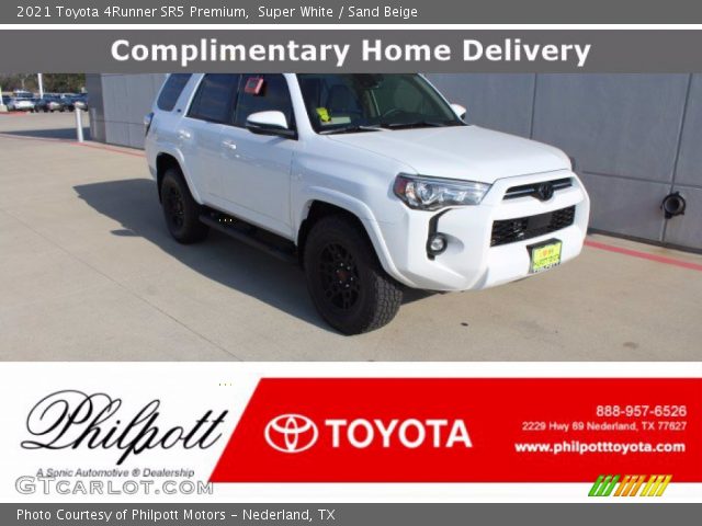 2021 Toyota 4Runner SR5 Premium in Super White
