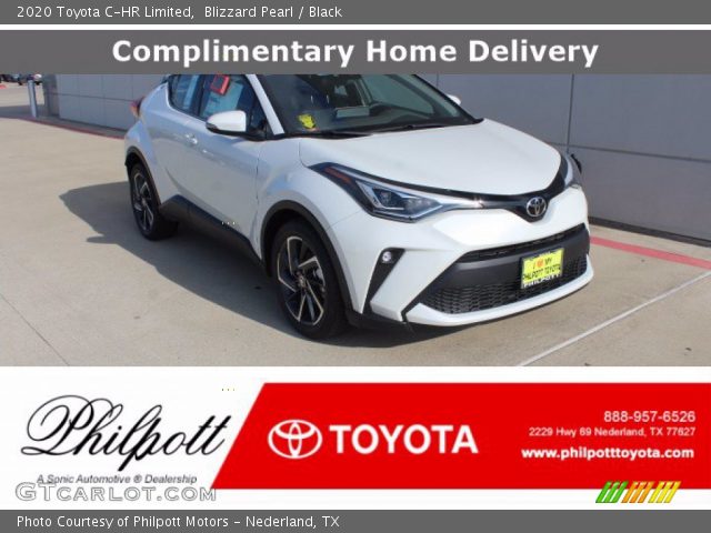 2020 Toyota C-HR Limited in Blizzard Pearl
