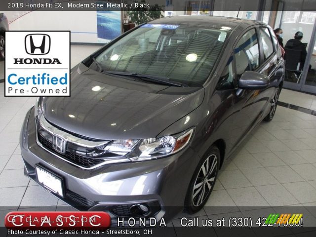 2018 Honda Fit EX in Modern Steel Metallic